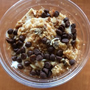 Gluten-free chocolate peanut butter parfait from Native Foods Cafe